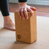 Bloque de yoga de corcho