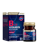 Nutraxin Vitamin B12 Supplement 1000mcg Methylcobalamin - 60 Tablets for Energy and Neurological Health