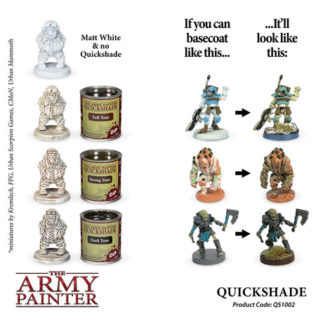 Army Painter Quickshade Dip: Strong Tone