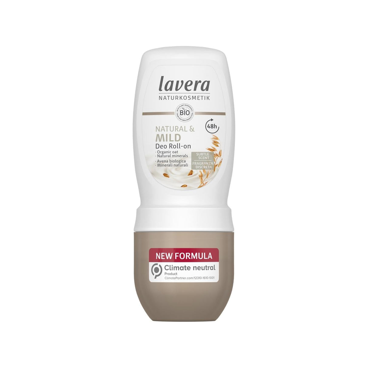 Lavera Natural & Mild Roll-On Deodorant - Gentle, Effective Underarm Protection for Sensitive Skin