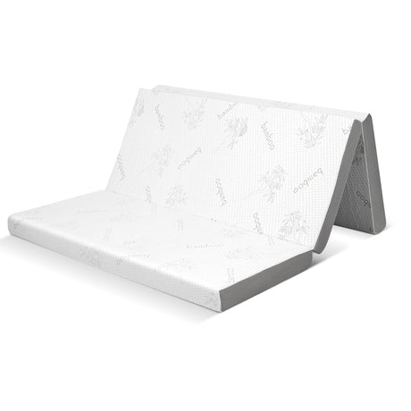 Colchón de espuma viscoelástica de gel refrigerante tríptico de 4 pulgadas