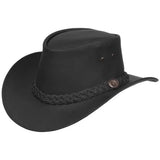 Deadwood Trading Tolga - Sombrero australiano de cuero tipo Outback