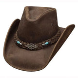 Bullhide Royston - Sombrero de vaquera de cuero