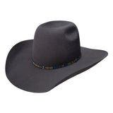 Resistol HOOey Silver Smoke - Sombrero vaquero de fieltro de lana (3X)