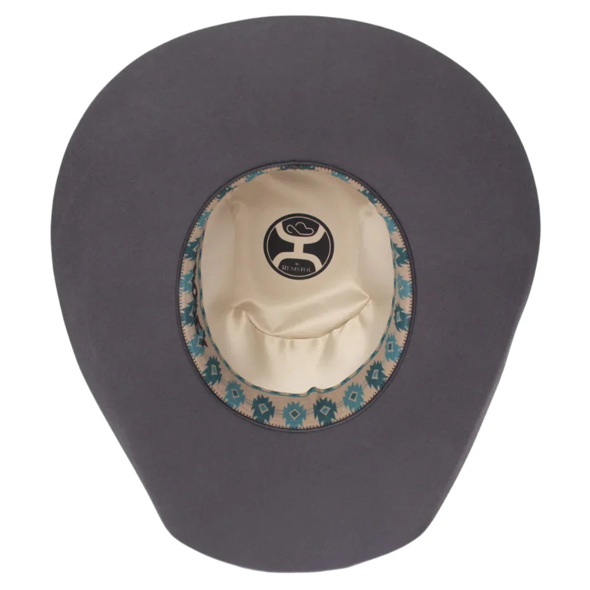 Resistol HOOey Silver Smoke - Sombrero vaquero de fieltro de lana (3X)