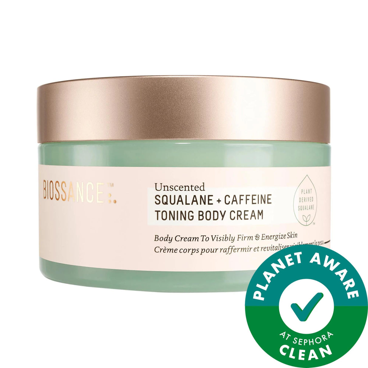 Caffeine Toning Body Cream: Tone & Firm Skin with Squalane & Niacinamide - Vegan, Cruelty & Fragrance-Free Hydration