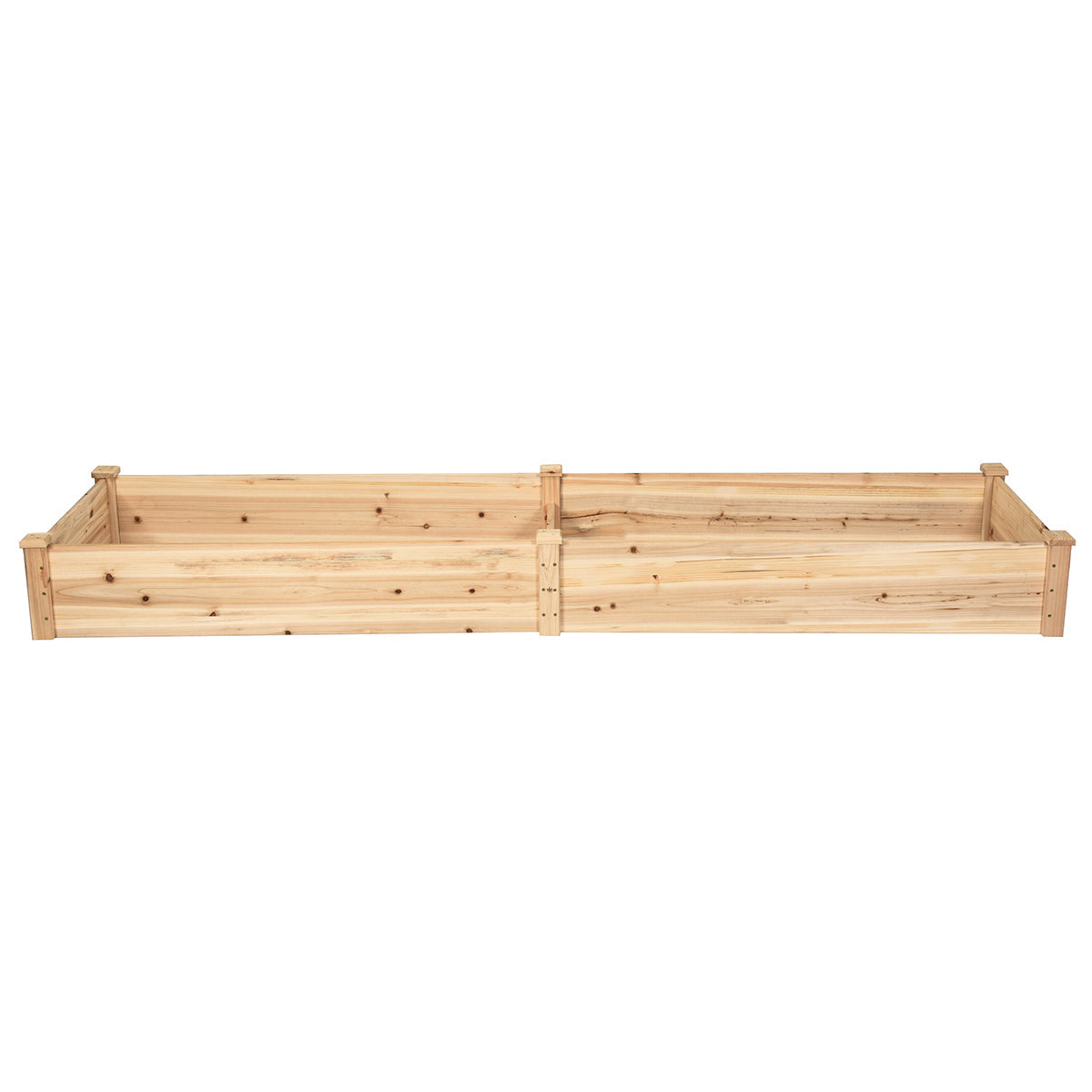 Cama de jardín elevada de madera para verduras para patio trasero o balcón