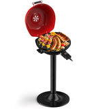 Parrilla de barbacoa eléctrica portátil de 1600W con rejilla antiadherente extraíble