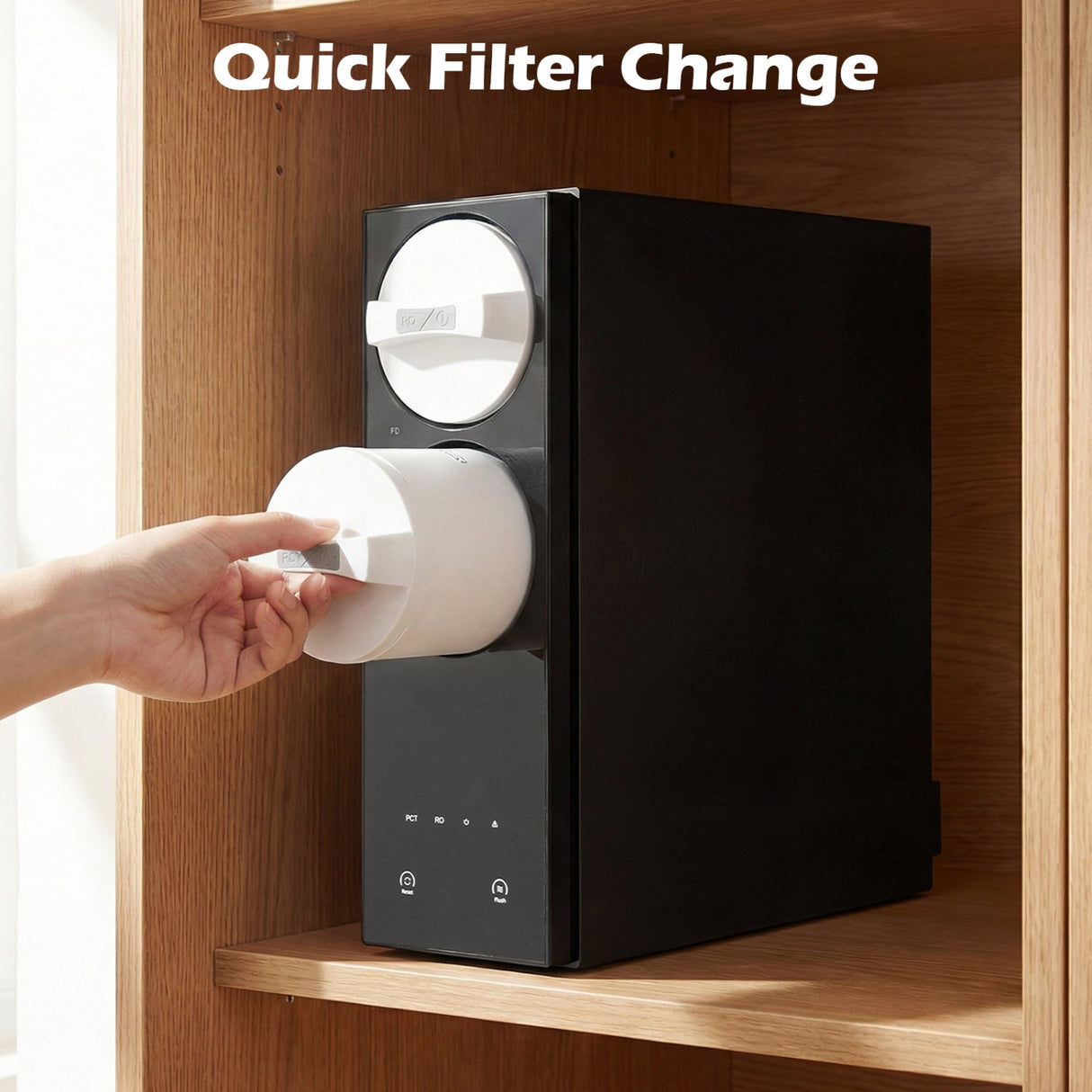 Filtro de PCT de reemplazo para sistema de ósmosis inversa bajo fregadero AW-RB20/AW-RB05