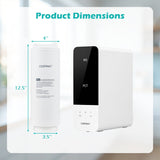 Filtro de PCT de reemplazo para sistema de ósmosis inversa bajo fregadero AW-RB20/AW-RB05