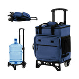 50-Can Large Leakproof Rolling Cooler with Detachable Bottom Plate