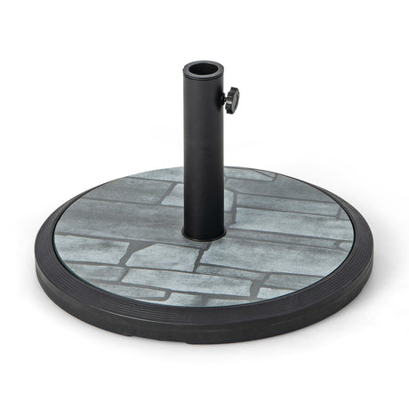 Base de sombrilla de 35 libras con cemento incorporado