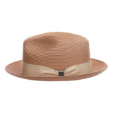 Stacy Adams Moore - Sombrero fedora de paja