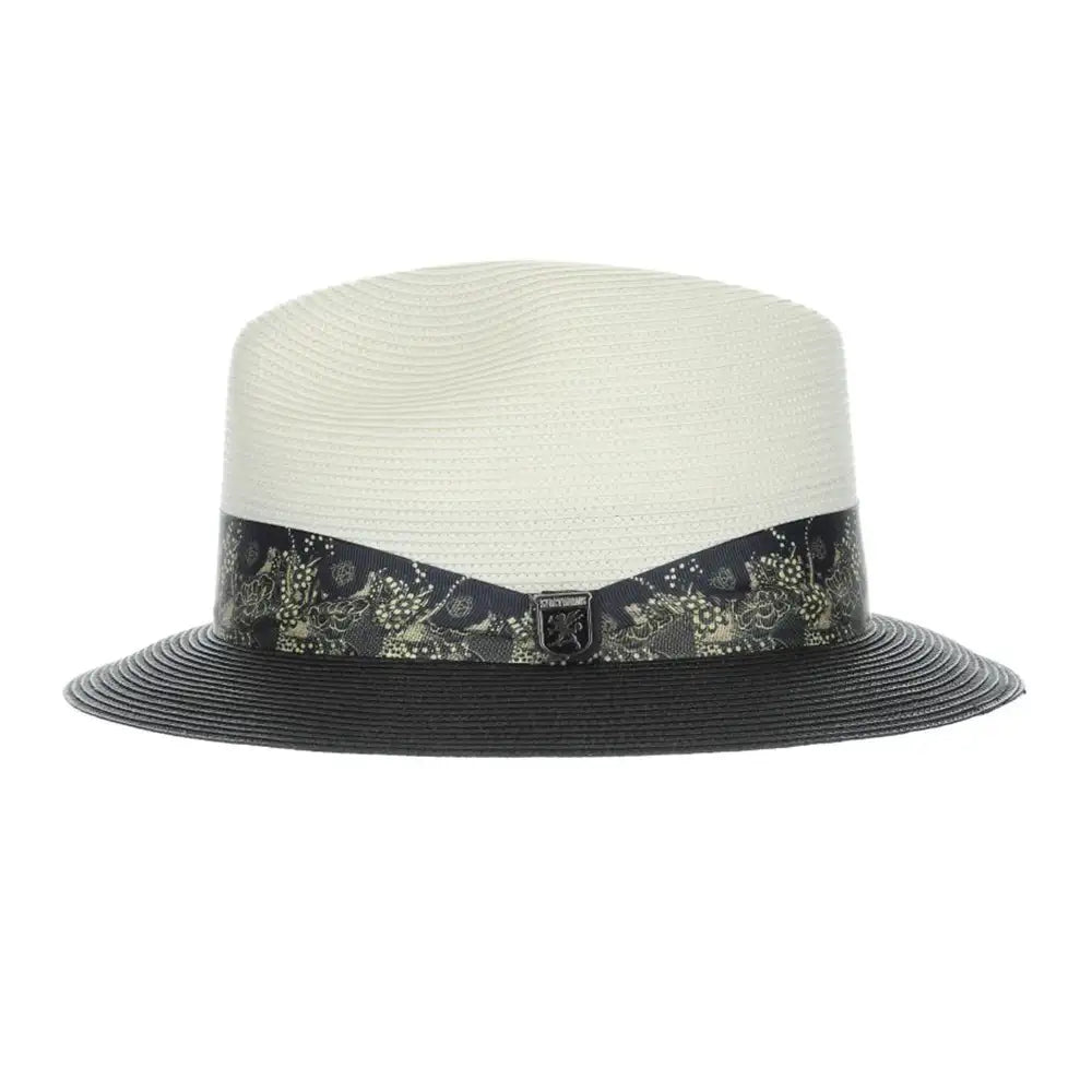 Stacy Adams Haring - Sombrero Fedora de Paja