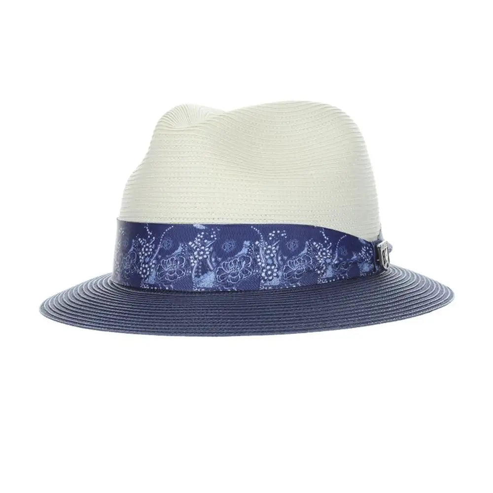 Stacy Adams Haring - Sombrero Fedora de Paja