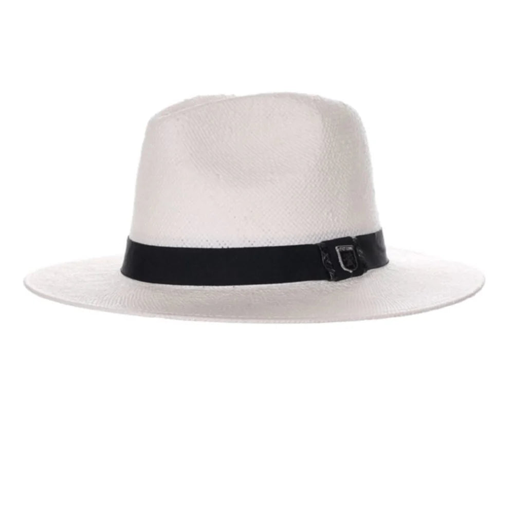 Stacy Adams Torno - Sombrero Fedora de Paja Toyo