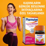Pharmaton Essential Women Multivitamin Supplement for Women's Health - Daily Vitamin and Mineral Supplement for Women, 30 Tablets