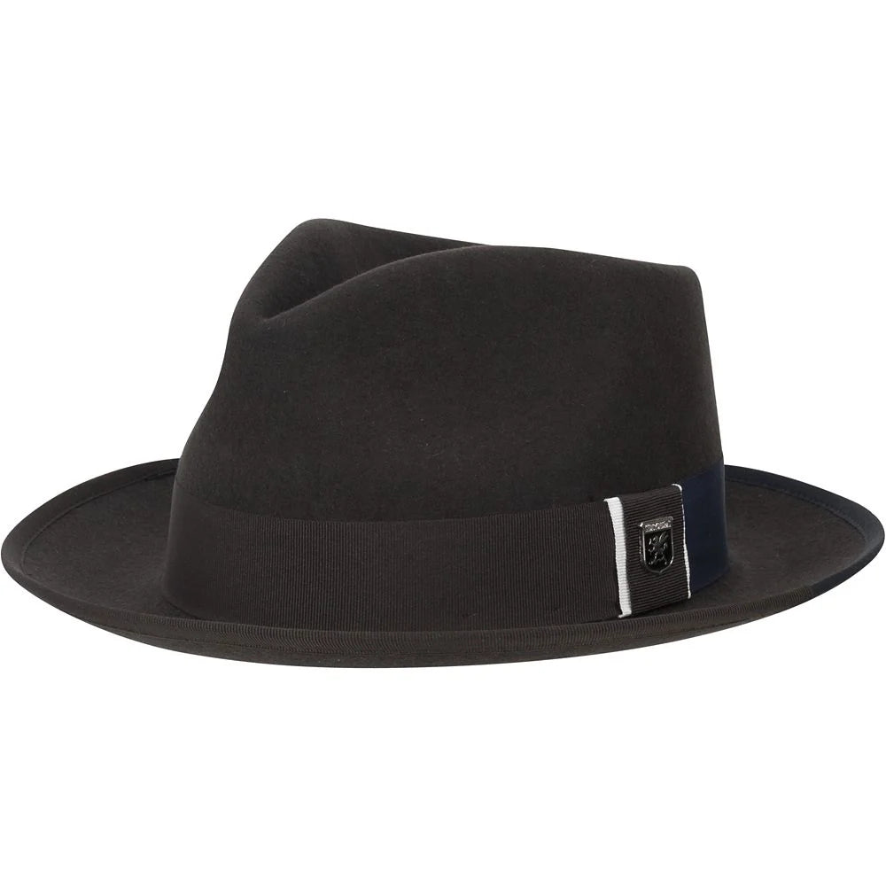 Stacy Adams Alpha - Sombrero Fedora de fieltro de lana