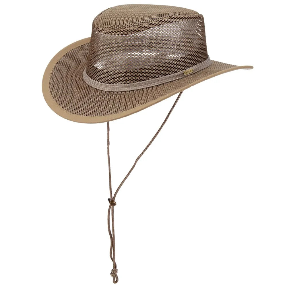 Scala Grand Canyon - Sombrero australiano de nailon con malla