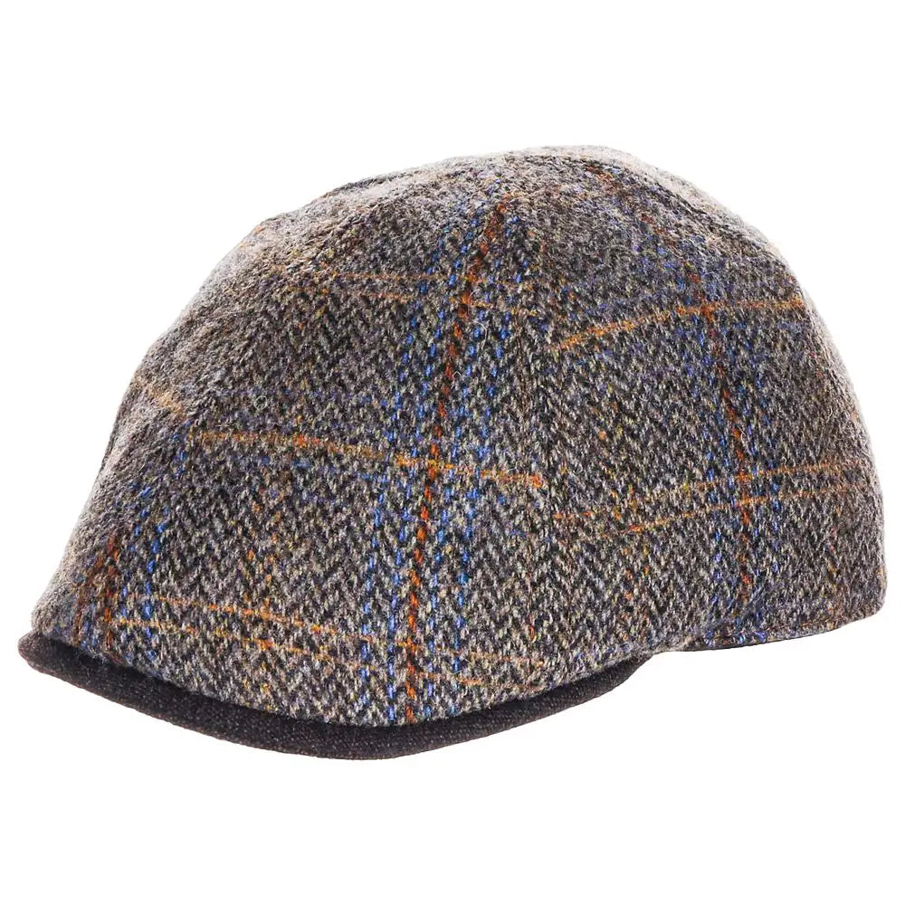 Gorra Plana de Mezcla de Lana Scala Bar
