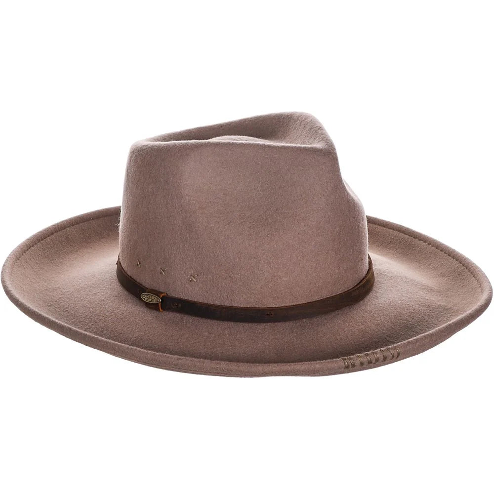 Scala Seneca - Sombrero Fedora de fieltro de lana de ala ancha
