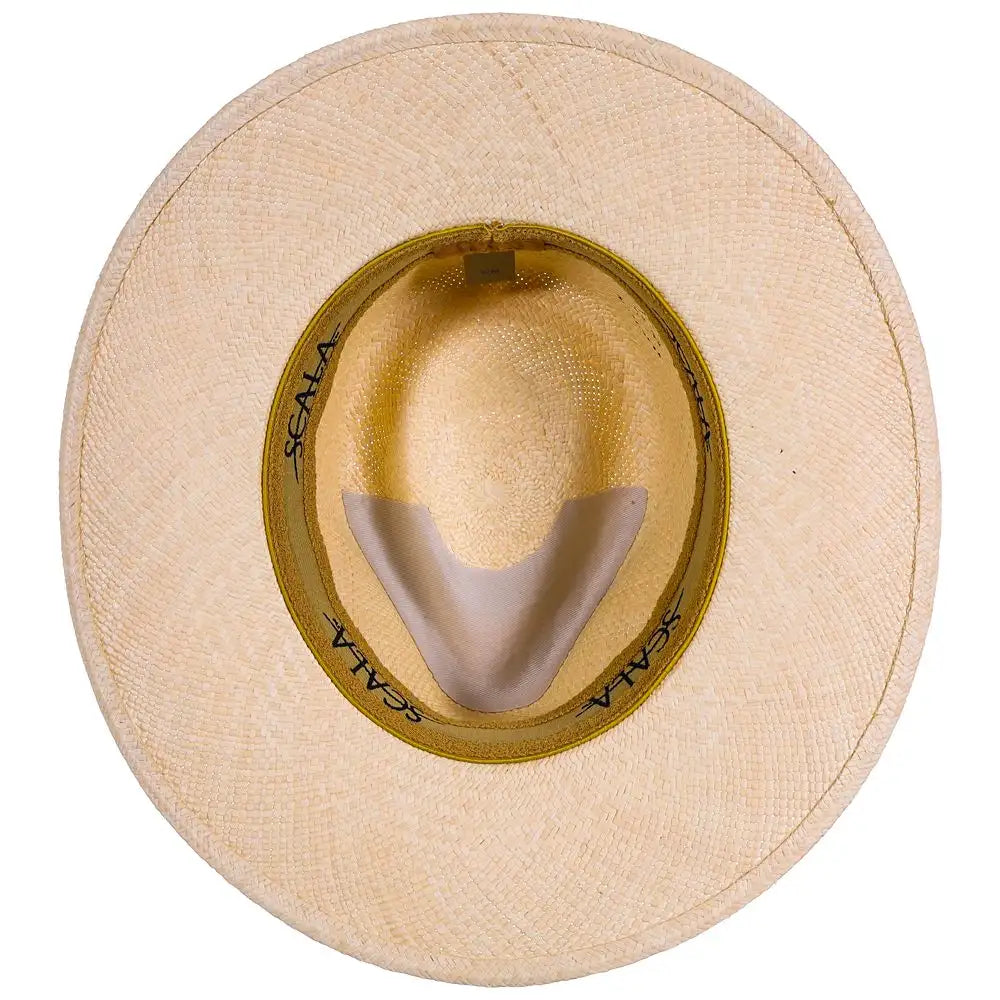 Scala Gusteau - Sombrero Fedora de paja Panamá