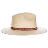 Scala Leon - Sombrero fedora de paja panamá