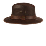 Scala Tullamore - Sombrero Fedora Outback de Cuero