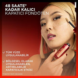 L'Oreal Paris Skin Ink 48H Long Lasting Full Coverage Liquid Foundation: Lightweight, Transfer-Resistant, Redness Concealing - Neutral Undertone