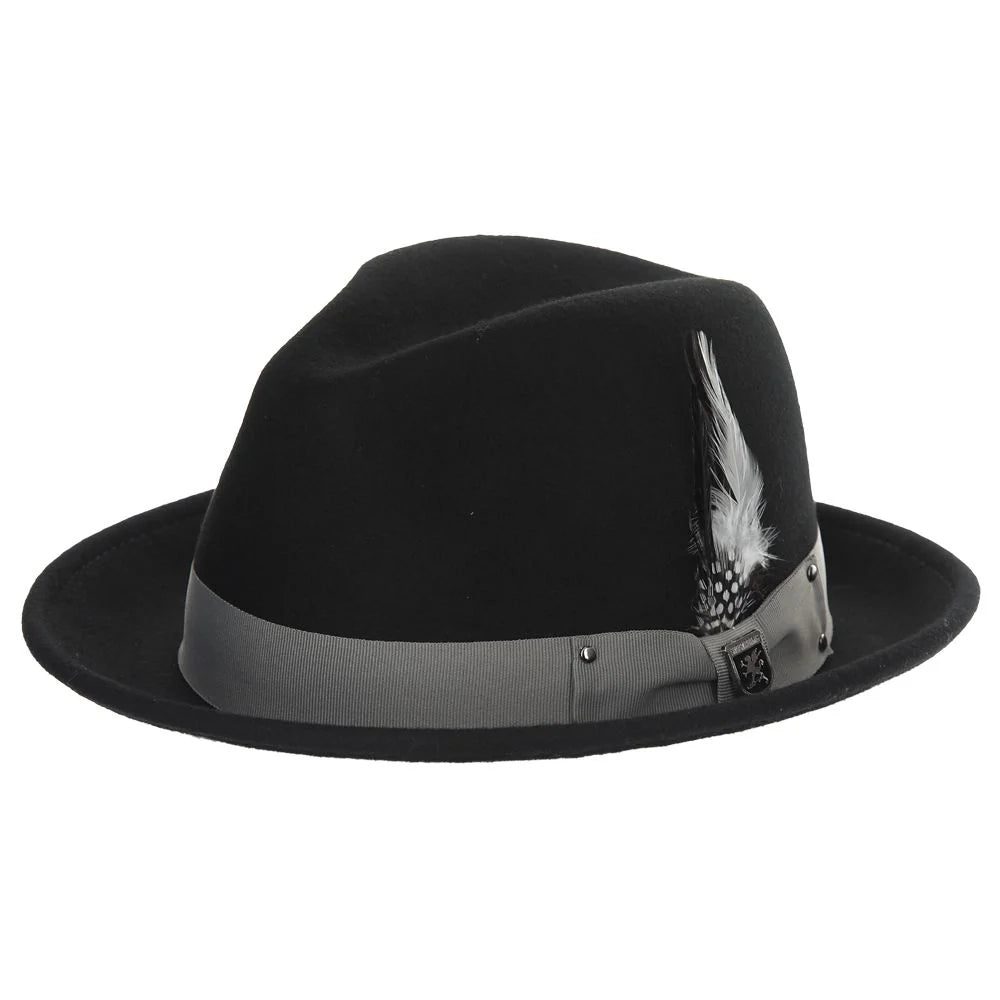 Stacy Adams Riven - Sombrero Fedora de Lana