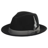 Stacy Adams Riven - Sombrero Fedora de Lana