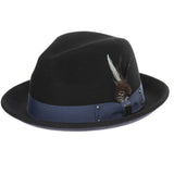 Stacy Adams Riven - Sombrero Fedora de Lana