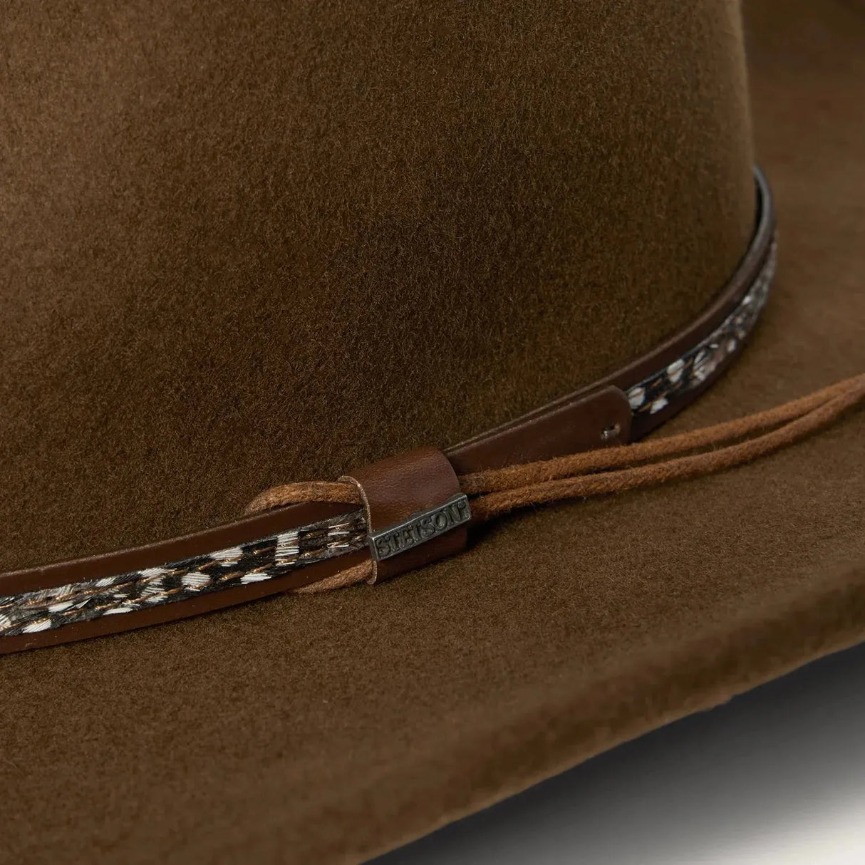 Stetson Mountain Sky - Sombrero vaquero de fieltro de lana suave
