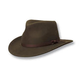 Scala Piscataway - Sombrero de fieltro de lana suave para exteriores