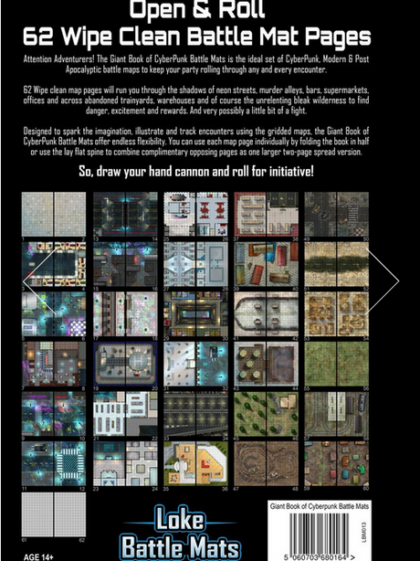Giant Book of CyberPunk Battle Mats