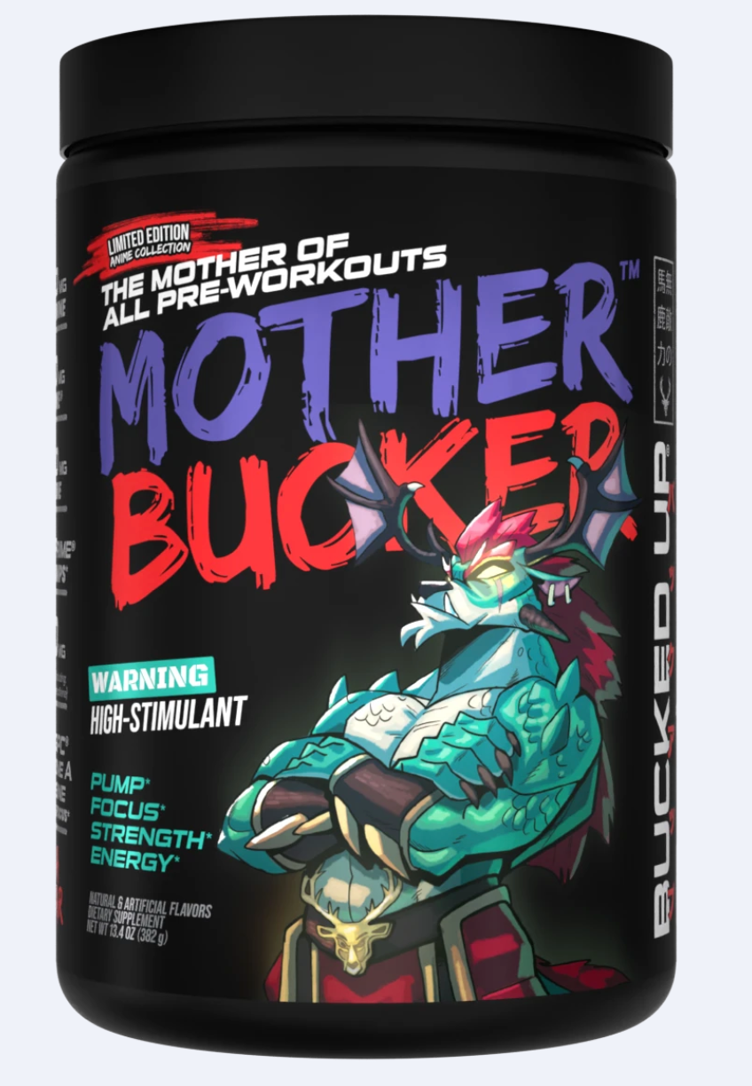 Bucked Up MOTHER BUCKER High-Stimulant Pre-Workout Formula - 20 Servings