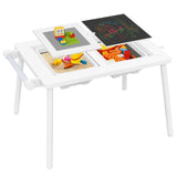 Mesa Sensorial y Juego de Sillas para Niños de 2 a 8 Años con Contenedores Plegables