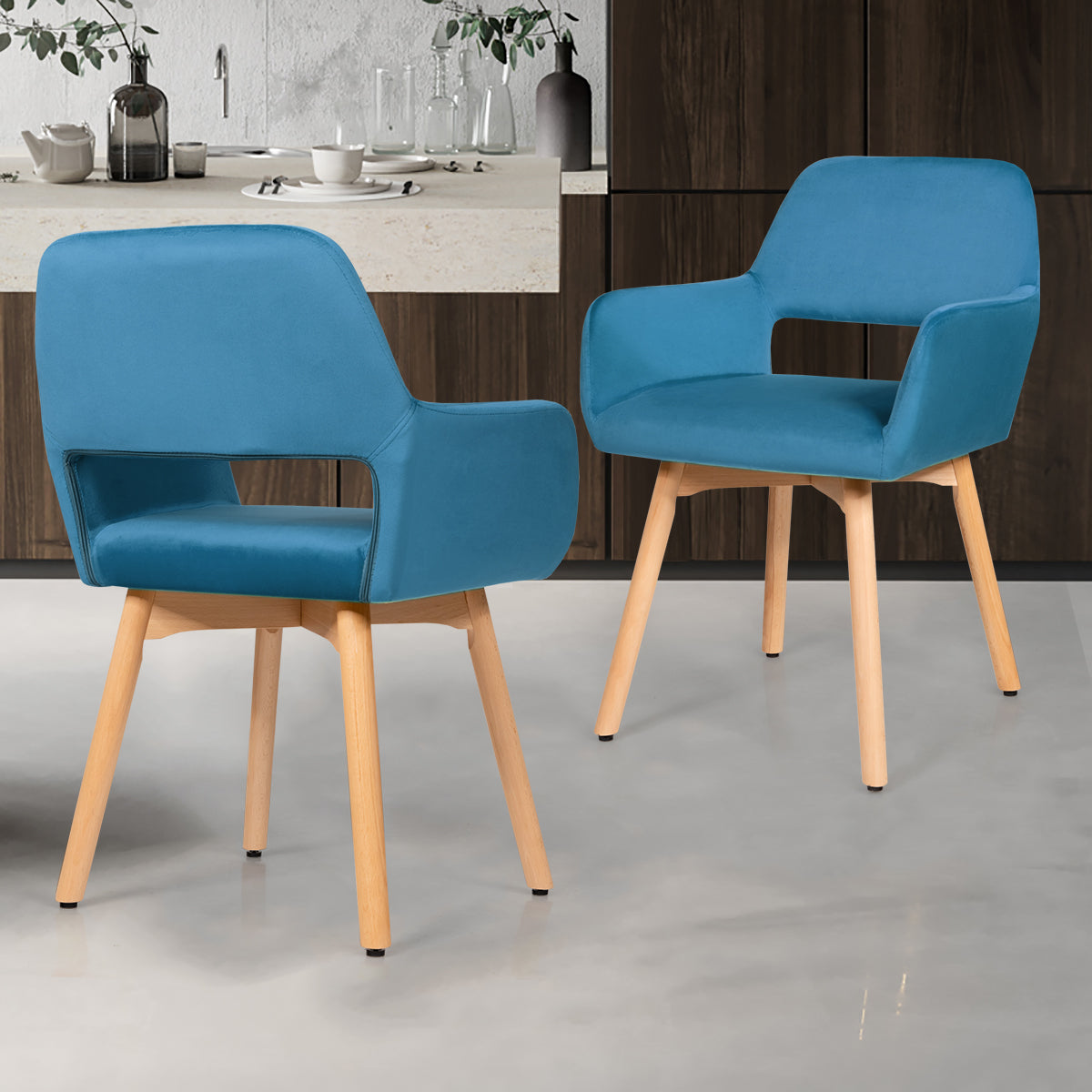 Juego de 2 sillones modernos