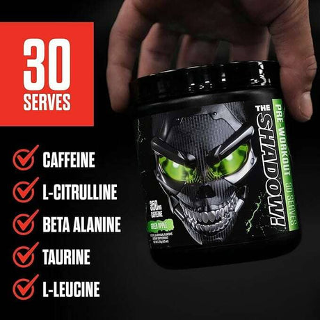 JNX Sports The Shadow! Pre-entrenamiento, 30 Porciones