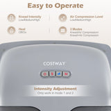 Shiatsu Foot Massager with 3-Level Deep Kneading and Air Compression