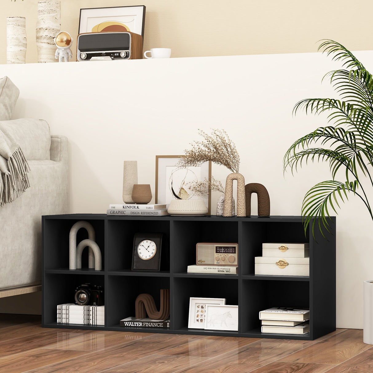 Organizador de zapatos de 8 compartimentos con capacidad de peso de 227 kg