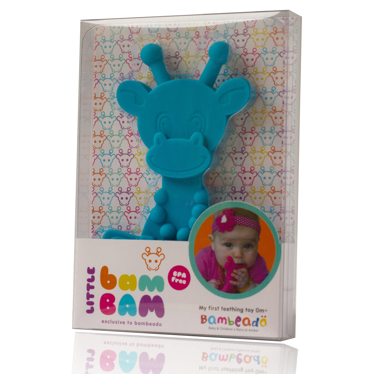 Masticador para bebés Little bamBAM – Cian