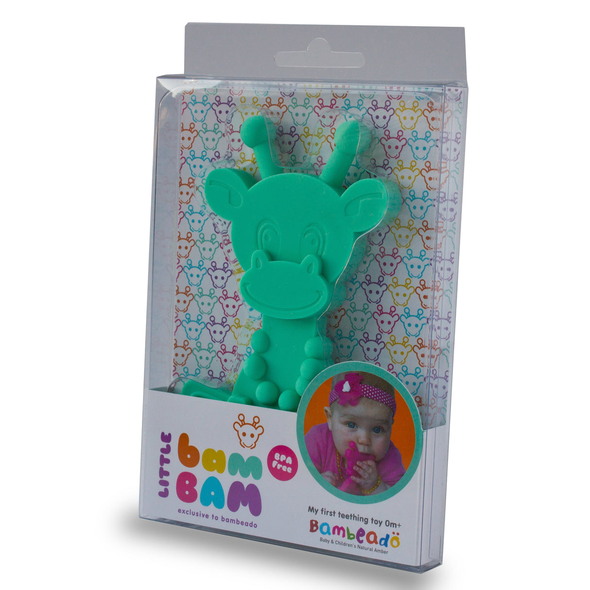 Juguete de dentición para bebé Little bamBAM - Turquesa