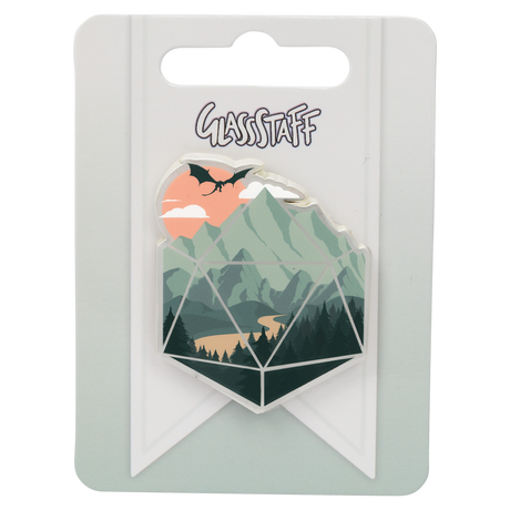 Enamel Pin: Scenic D20
