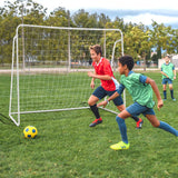 Portería de Fútbol para Jardín con Marco Reforzado y Estacas de Sujeción