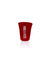 Marcador de bola de vaso de fiesta rojo