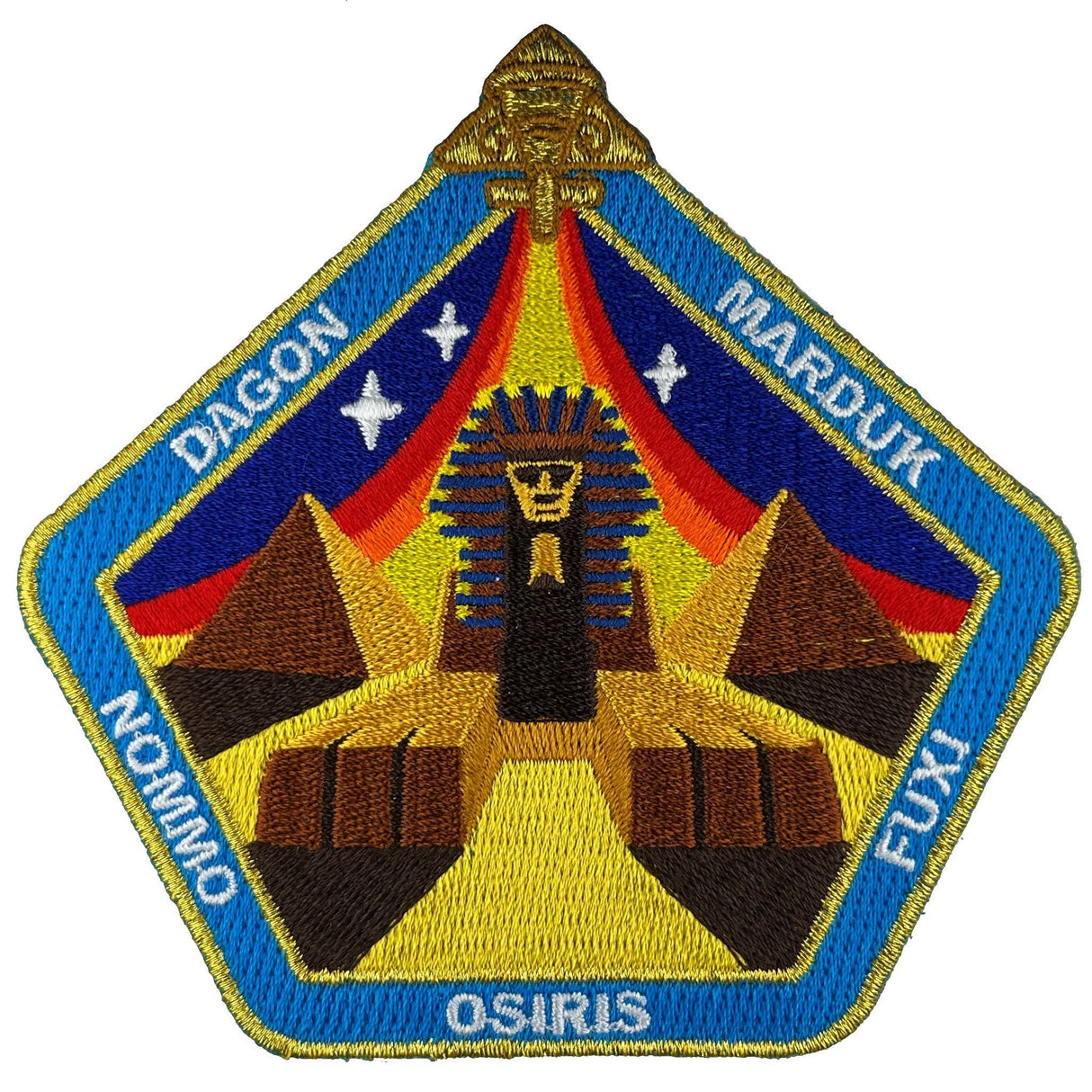 Sphinx Central - Nazca Ancient Astronaut Mission Patch: Iron-on