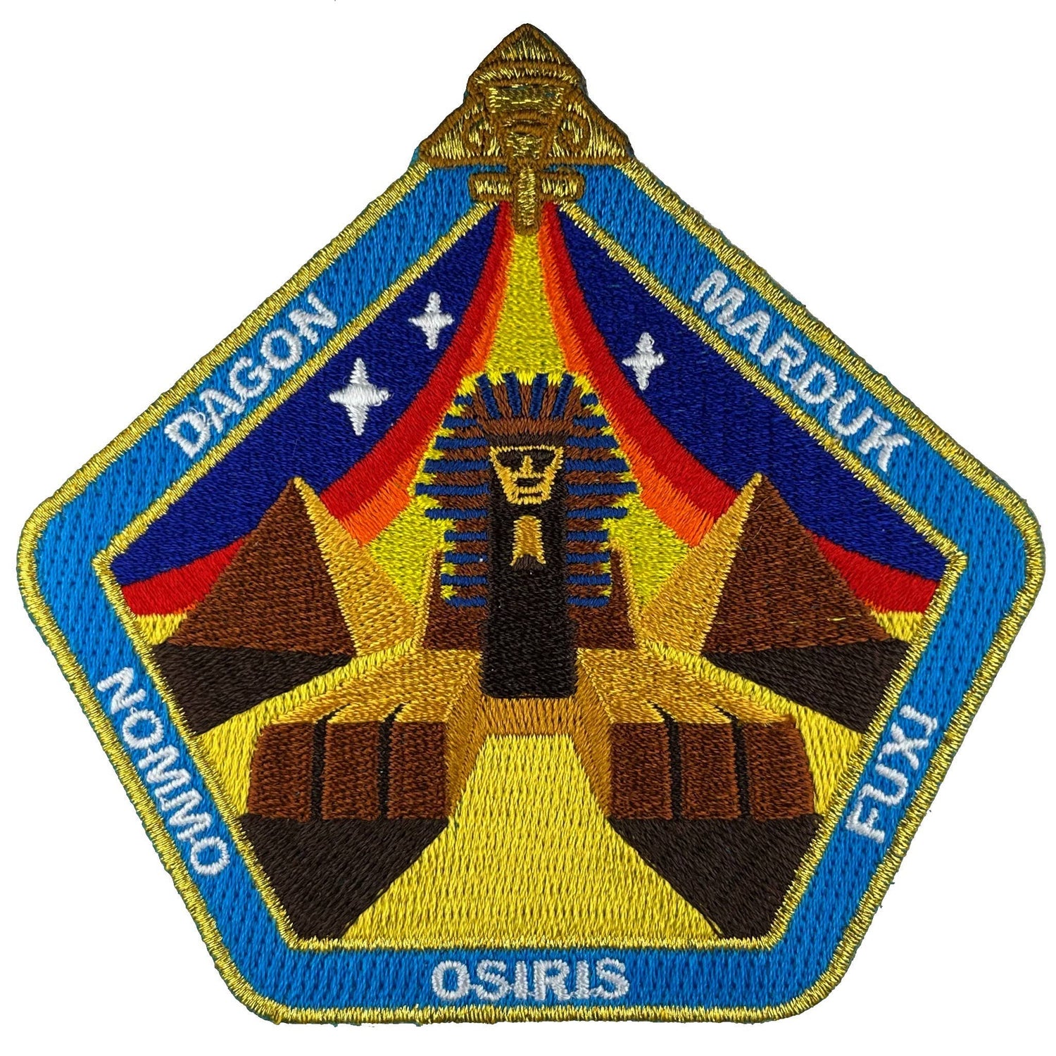 Sphinx Central - Nazca Ancient Astronaut Mission Patch: Iron-on