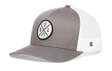 St. Louis Trucker Hat  |  Gray-White STL X Snapback