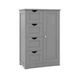 Standing Indoor Wooden Cabinet with 4 Drawers